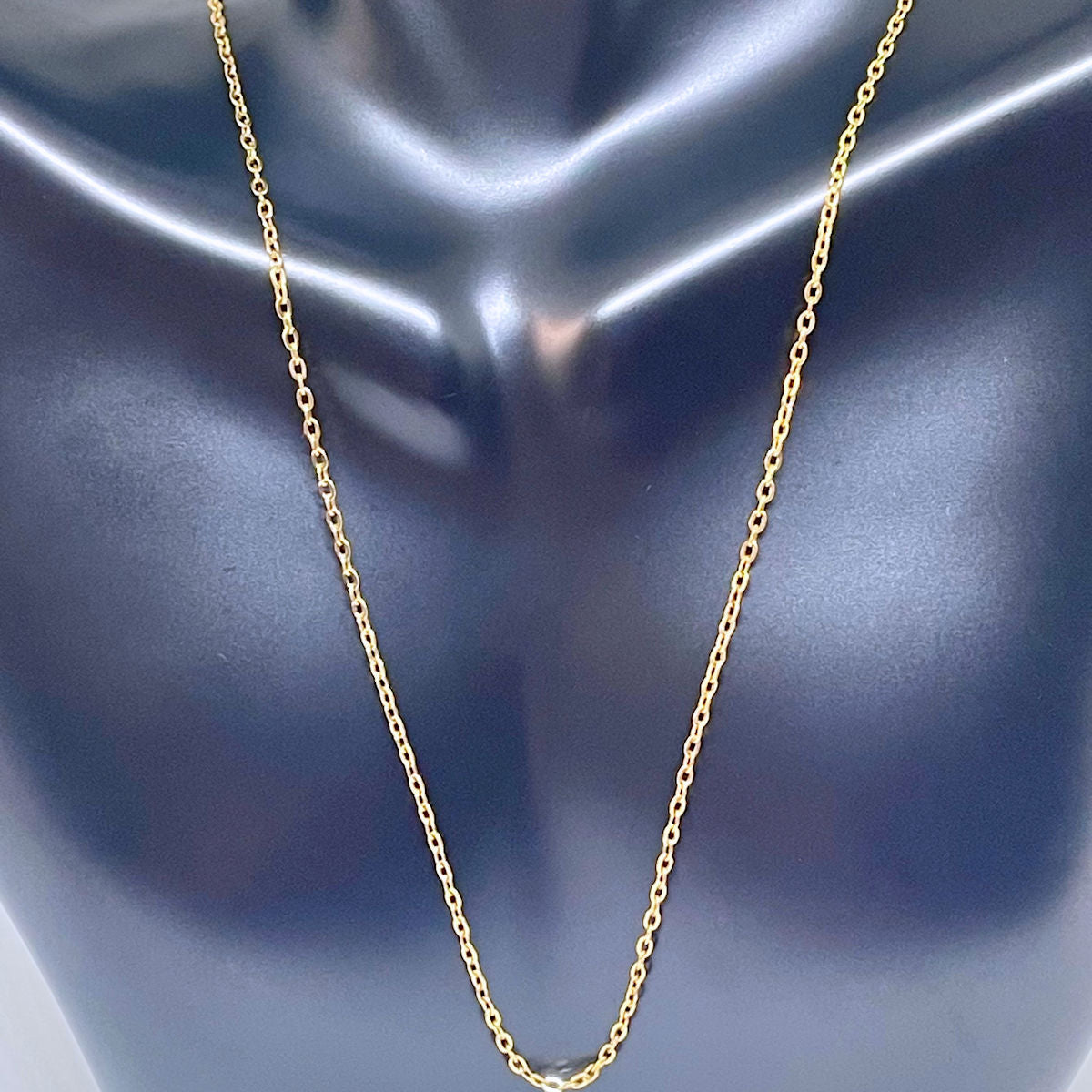 1.5mm Gold Stainless Steel Cable Necklace