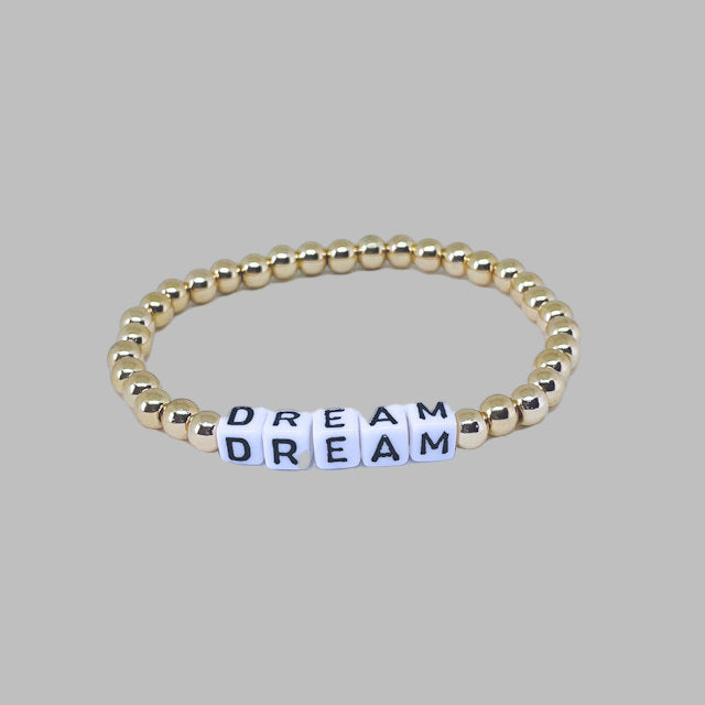 "Dream" Gold Hematite Bracelet