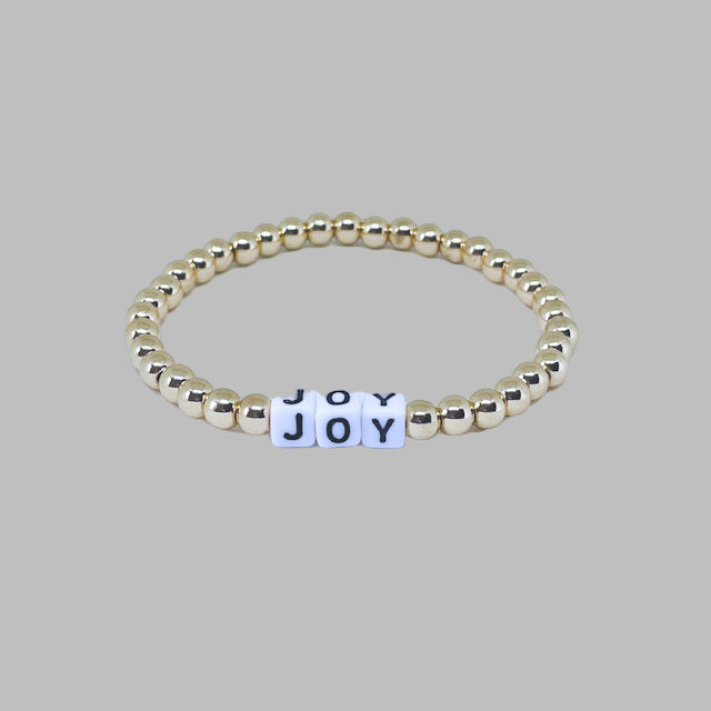"Joy" Gold Hematite Bracelet