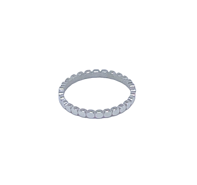 Stainless Steel Silver Stacking Circle Ring