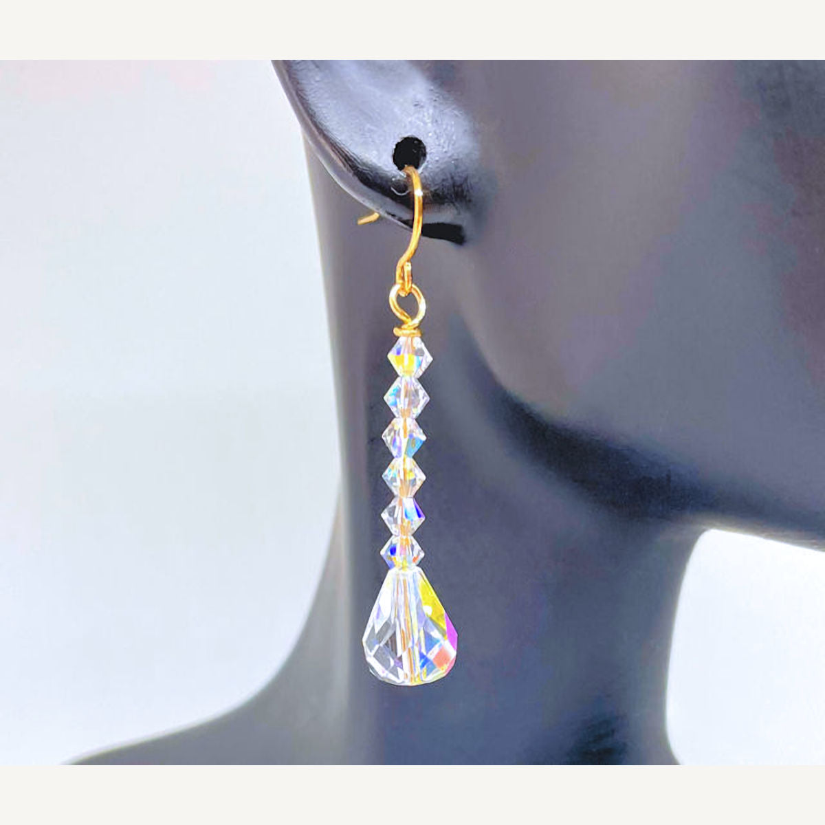 Sophisticated Dangling Crystal Earrings