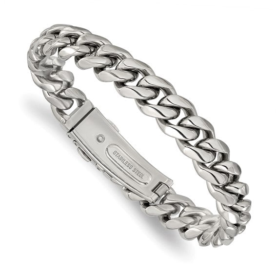 Stainless Steel 12mm Link Bracelet