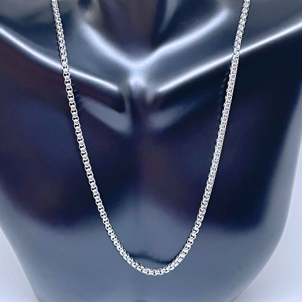 3mm Stainless Steel Box Necklace