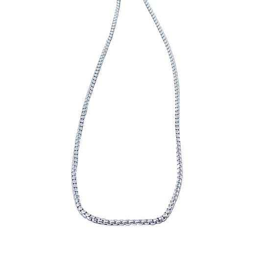 3mm Stainless Steel Box Necklace