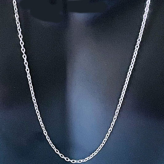 1.5mm Stainless Steel Cable Chain Necklace with 2" Extender