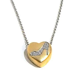 Sweetheart Diamond High Heel Necklace