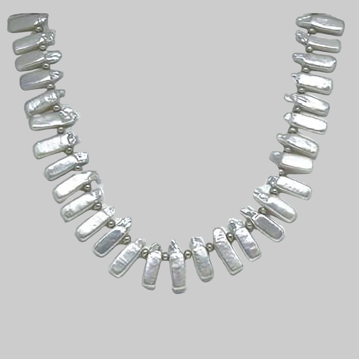 Champagne Stick Pearl Necklace