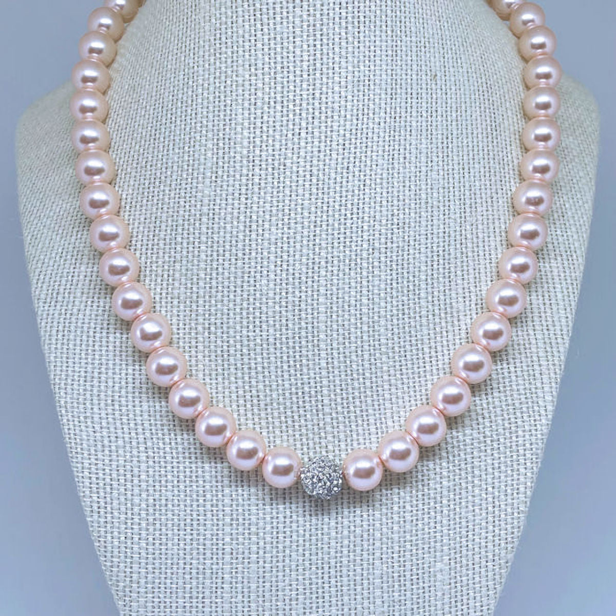 Celestial Pink Pearl Necklace