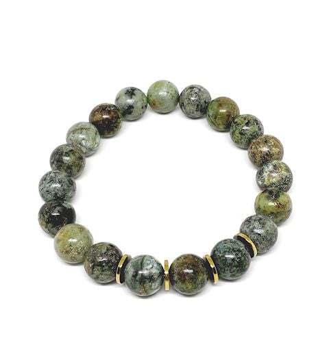 African Turquoise Stretch Bracelet