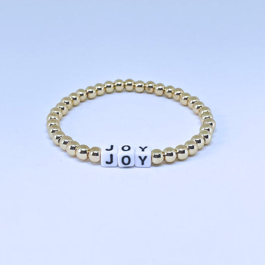 "Joy" Gold Hematite Bracelet