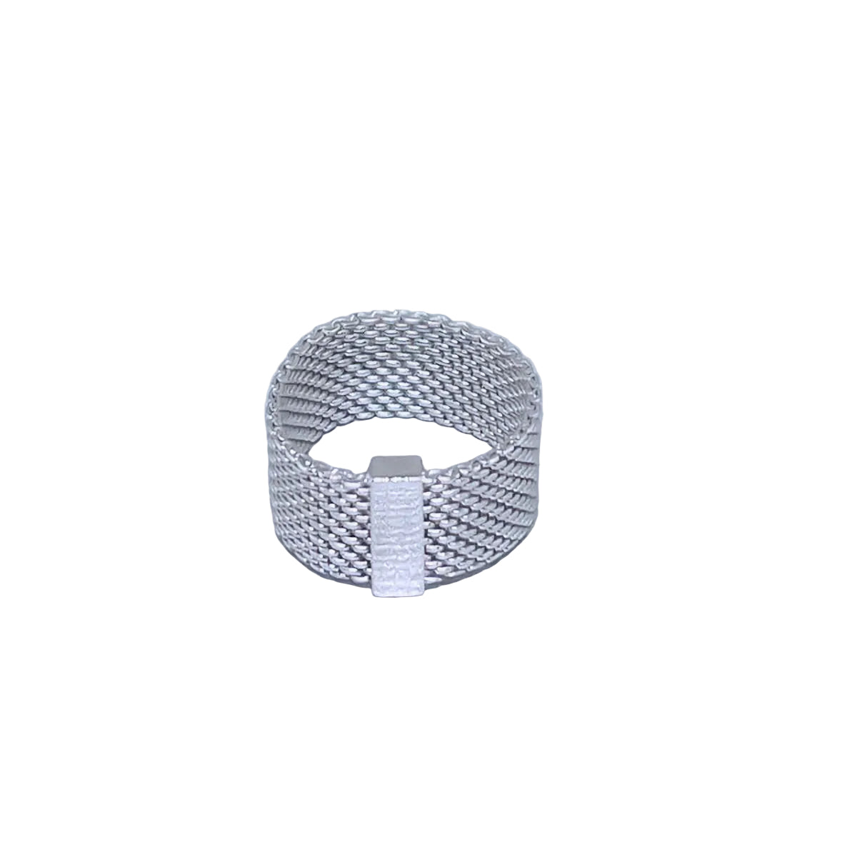 Sterling Silver Mesh Ring