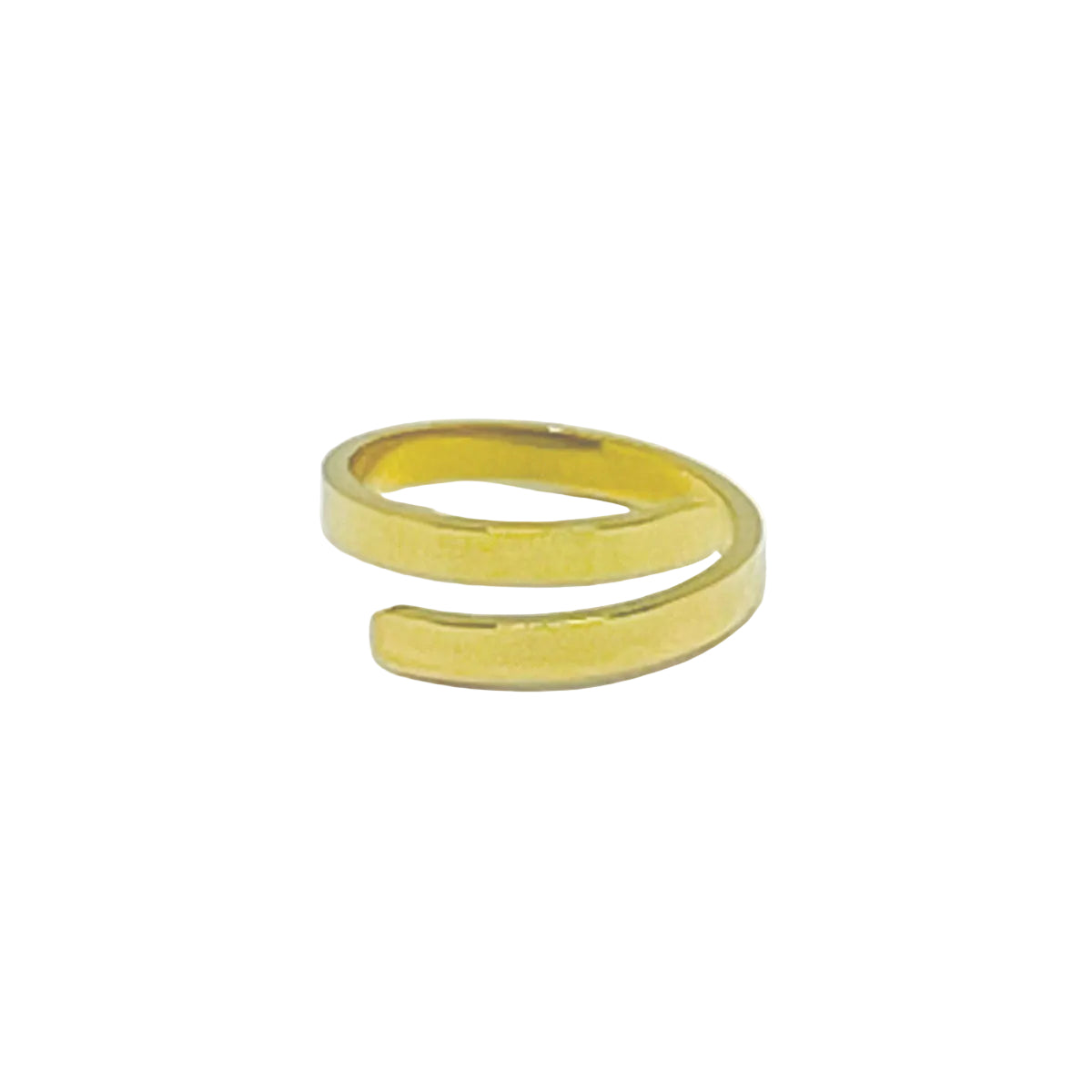Gold Stainless Steel Wrap Ring