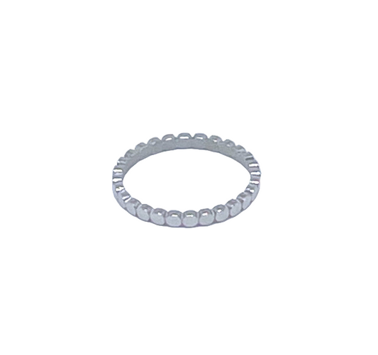 Stainless Steel Silver Stacking Circle Ring