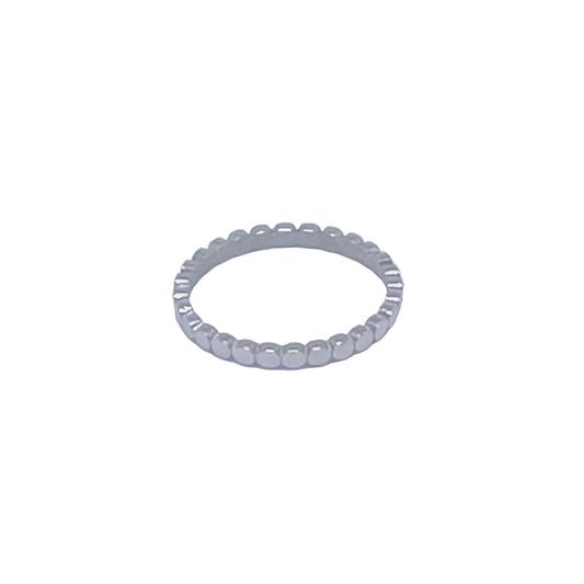 Stainless Steel Silver Stacking Circle Ring