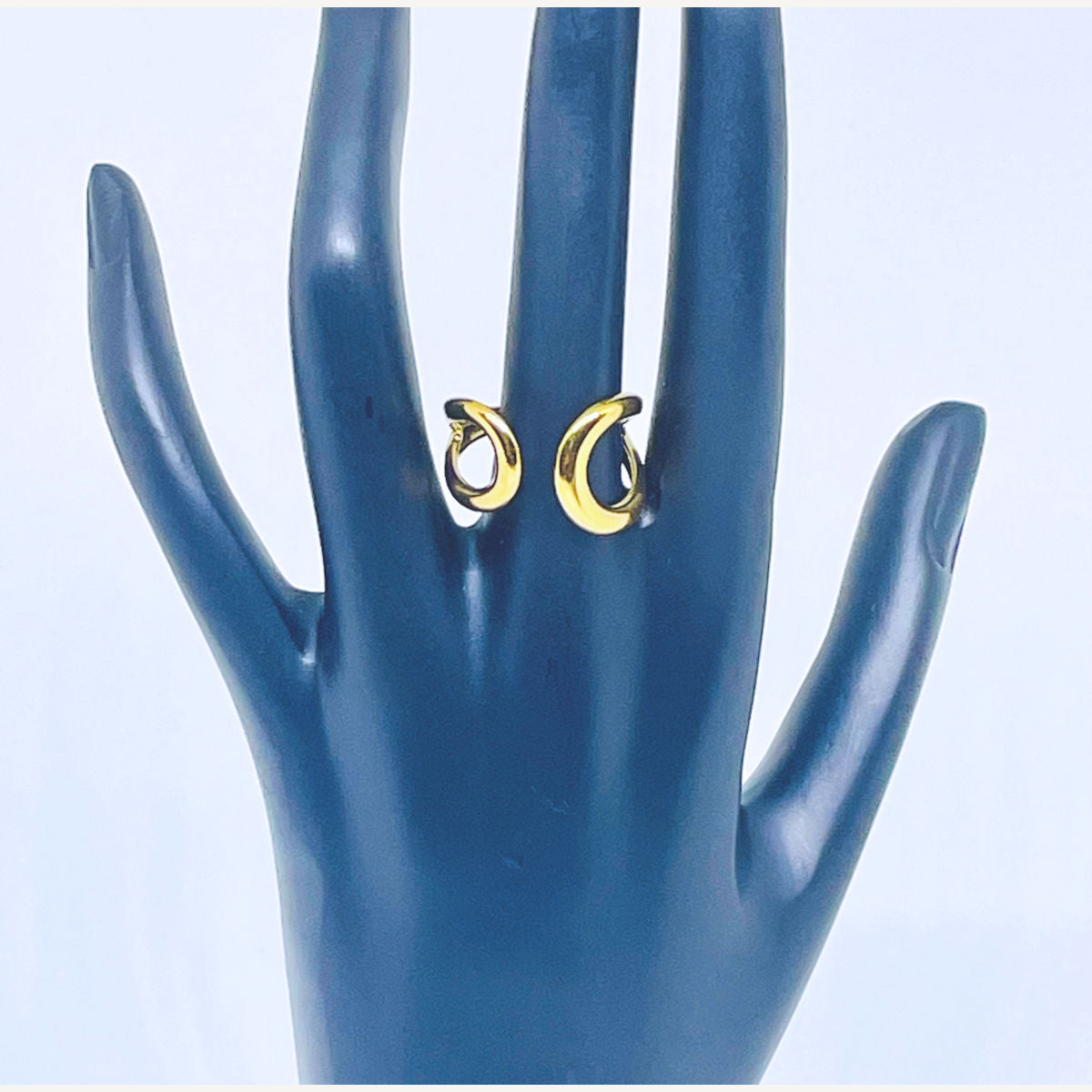 Stainless Steel Crescent Ring