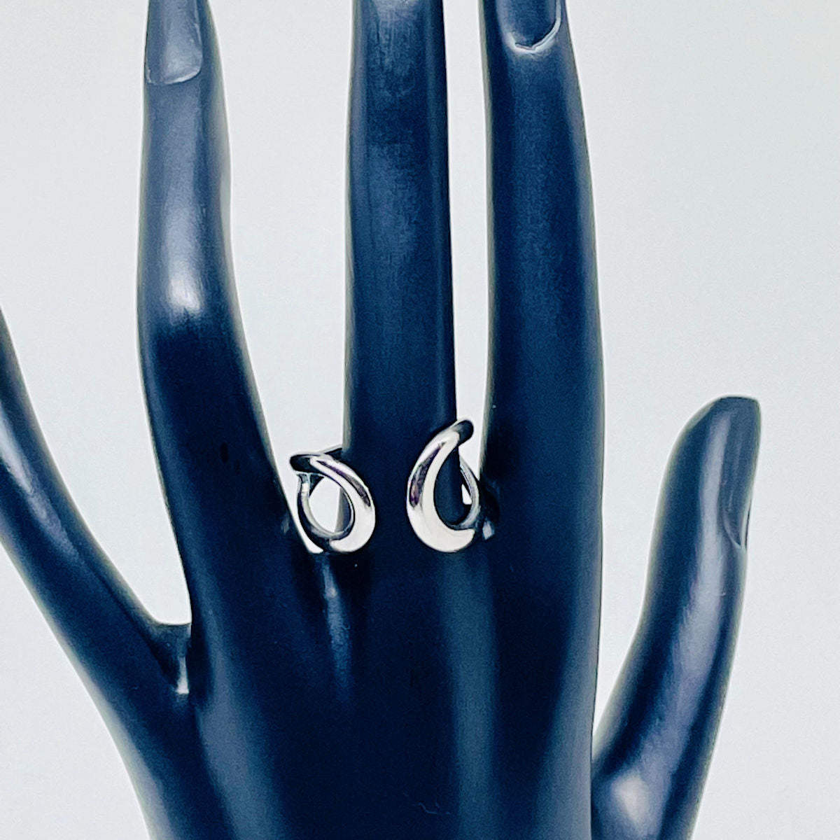 Stainless Steel Crescent Ring