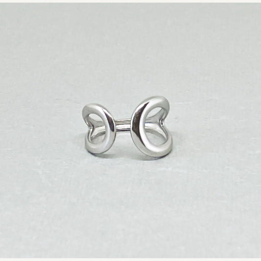 Stainless Steel Crescent Ring