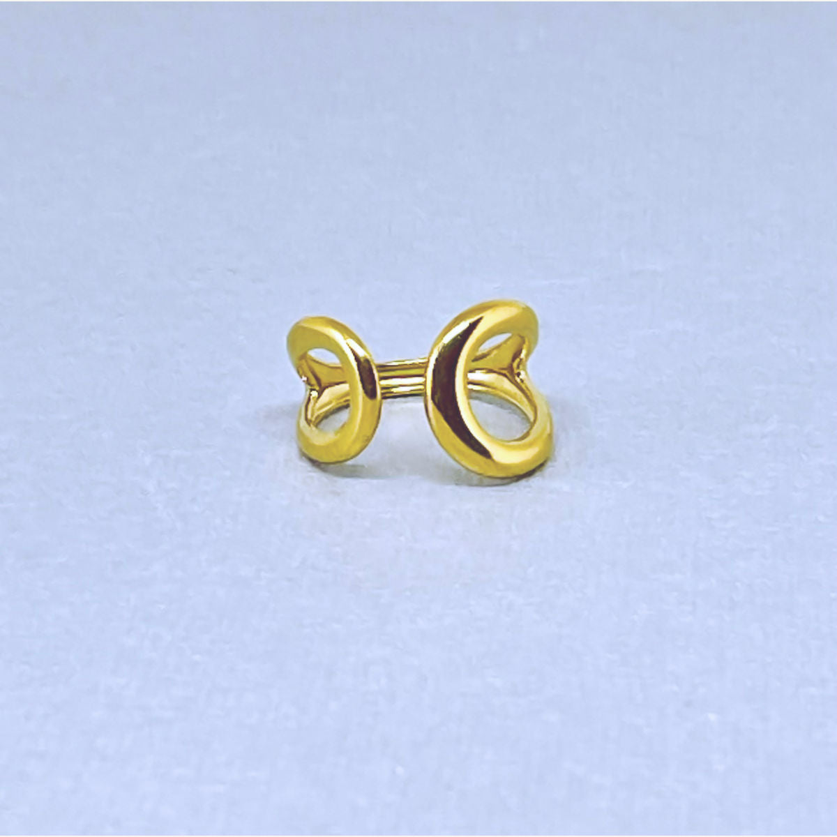 Stainless Steel Crescent Ring